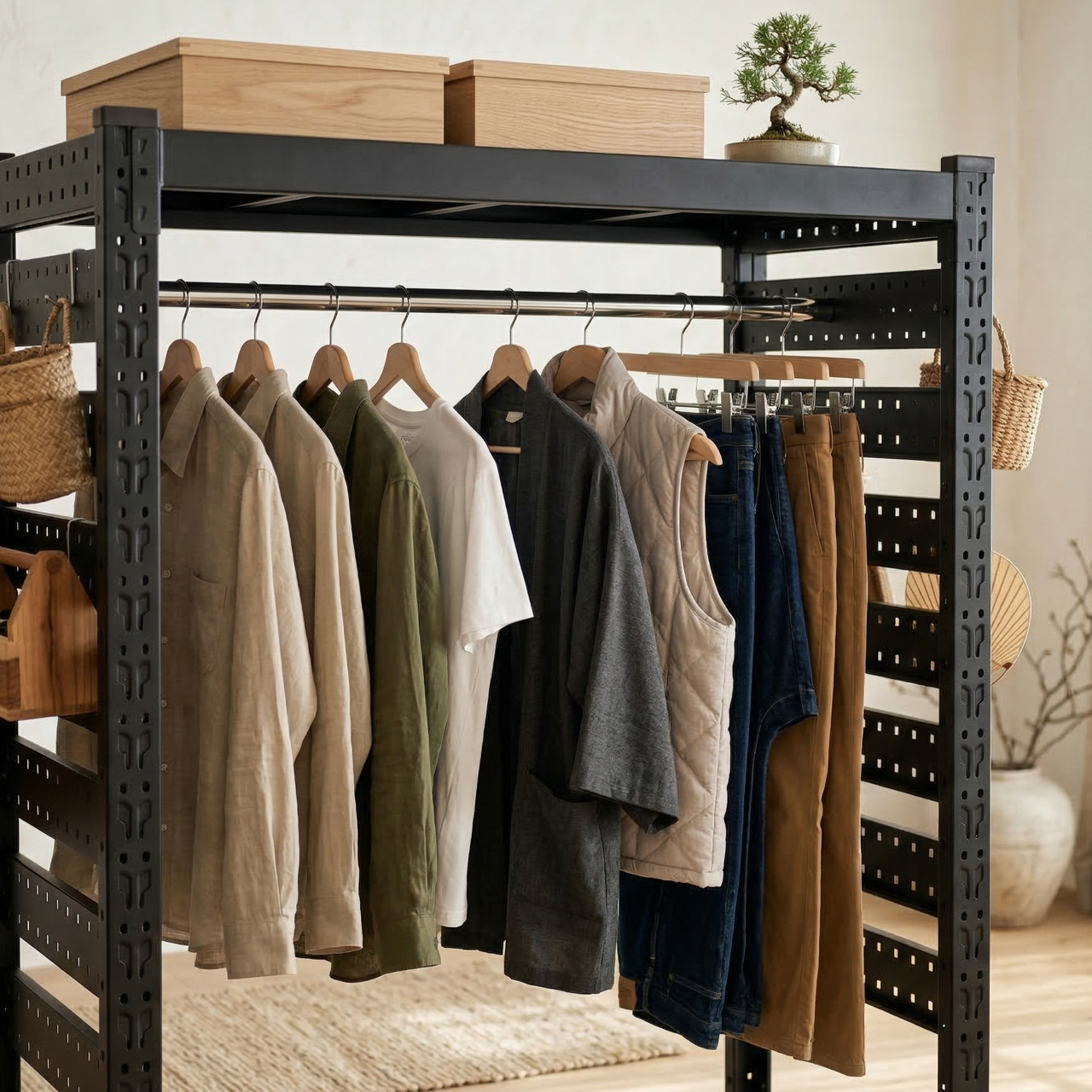 0.8m 輕倉貨架可自由串接，高載重、方便理貨、適合網拍賣家、家庭倉庫收納、越串越省CP值爆表！